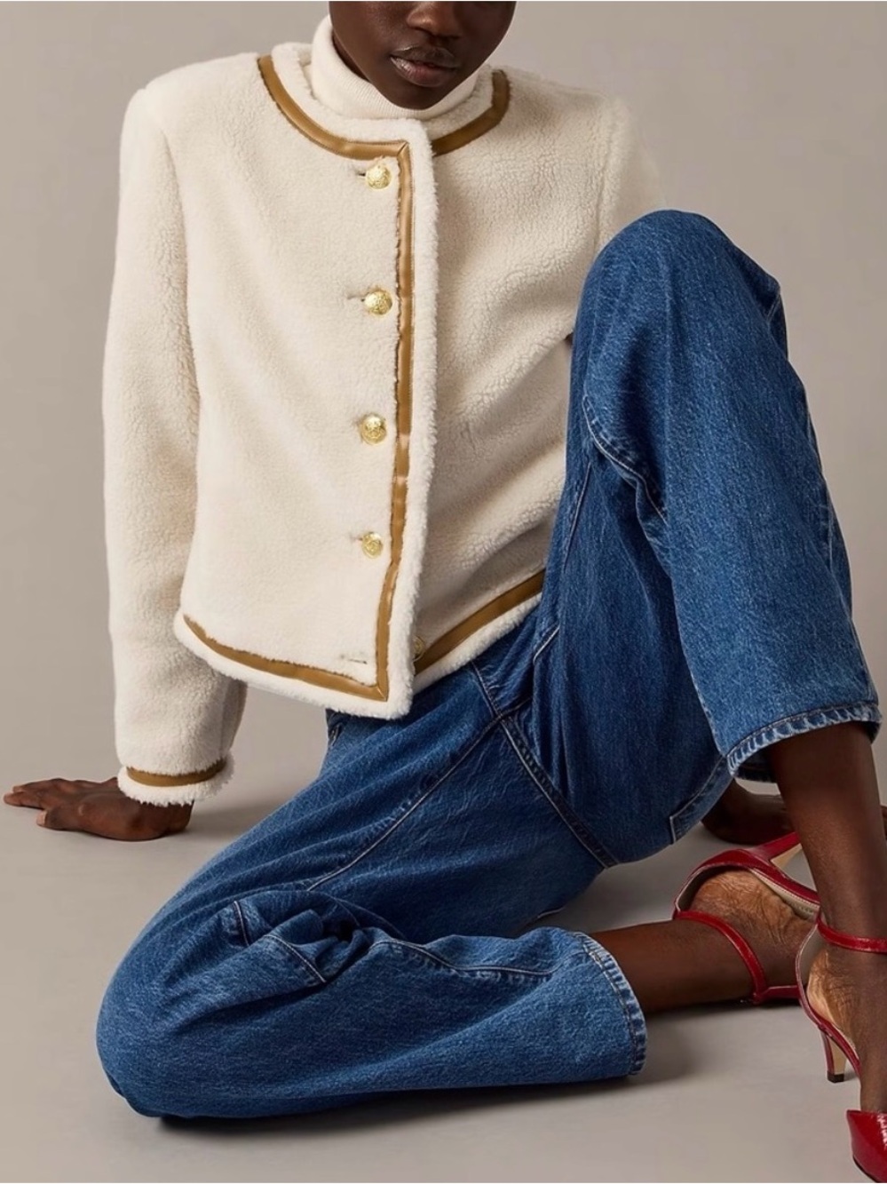 J. Crew Collection Lady Jacket Limited Edition Sherpa